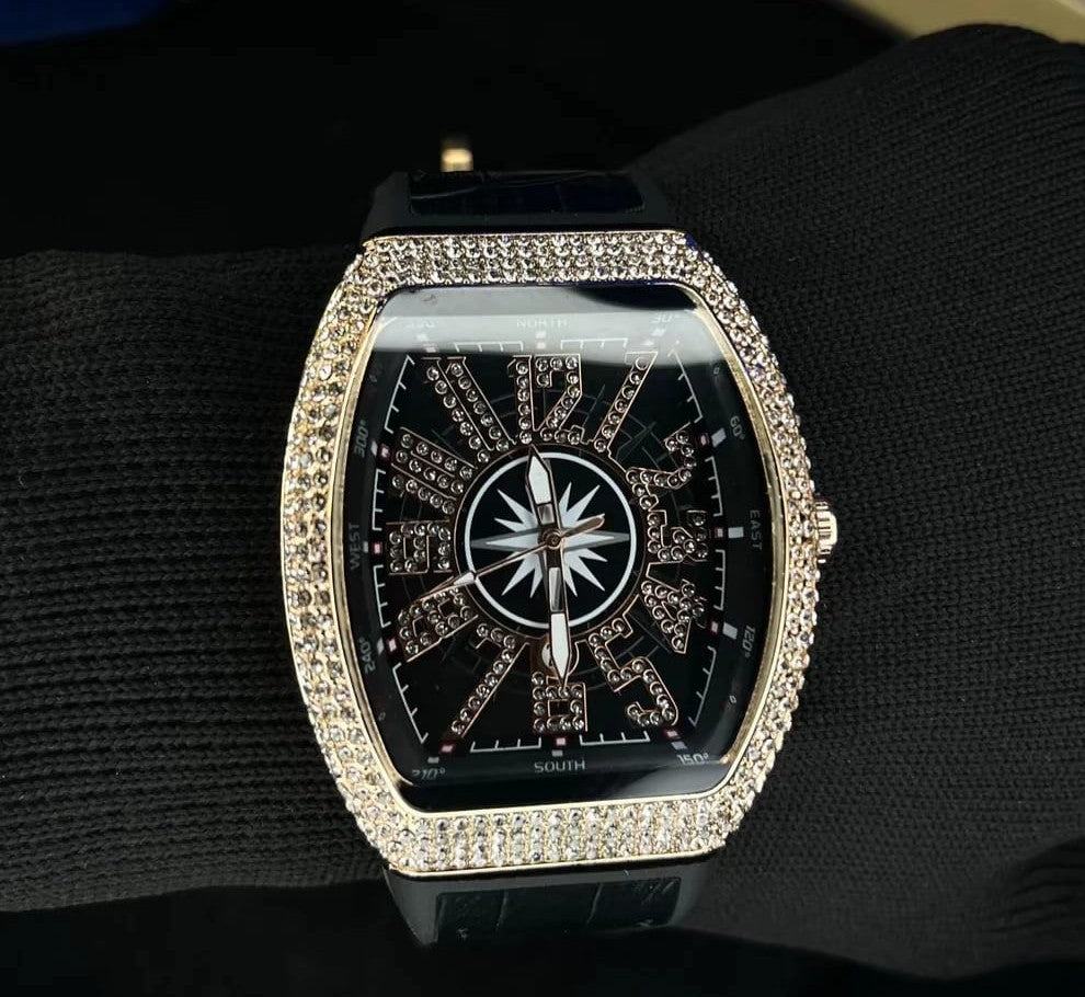 TourBillion - Square Vintage Quartz Watch